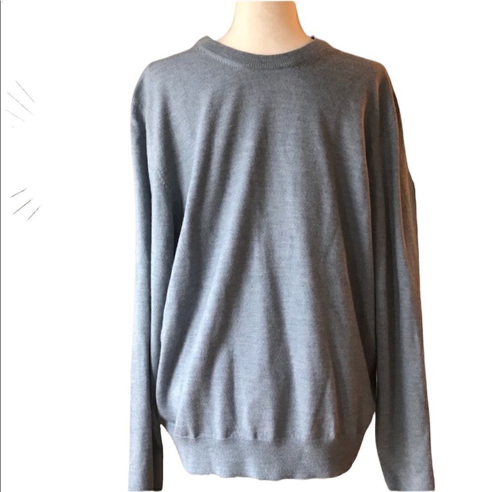 JOSEPH &Lyman sweater grey slim fit size XL gorpcore men’s merino wool